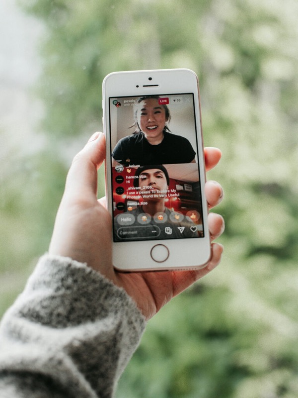 Video call on a phone